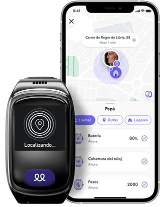 Localización GPS y geocercas del Reloj Durcal